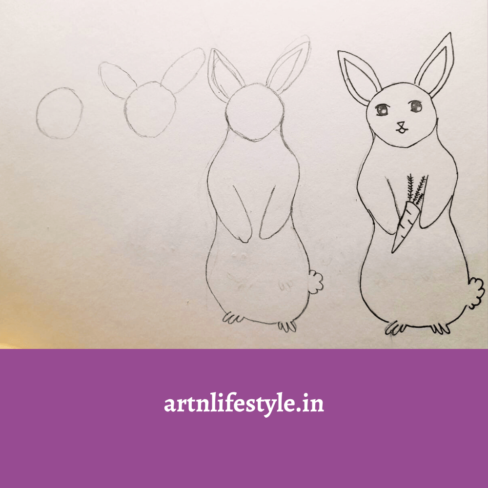 how to draw a carrot