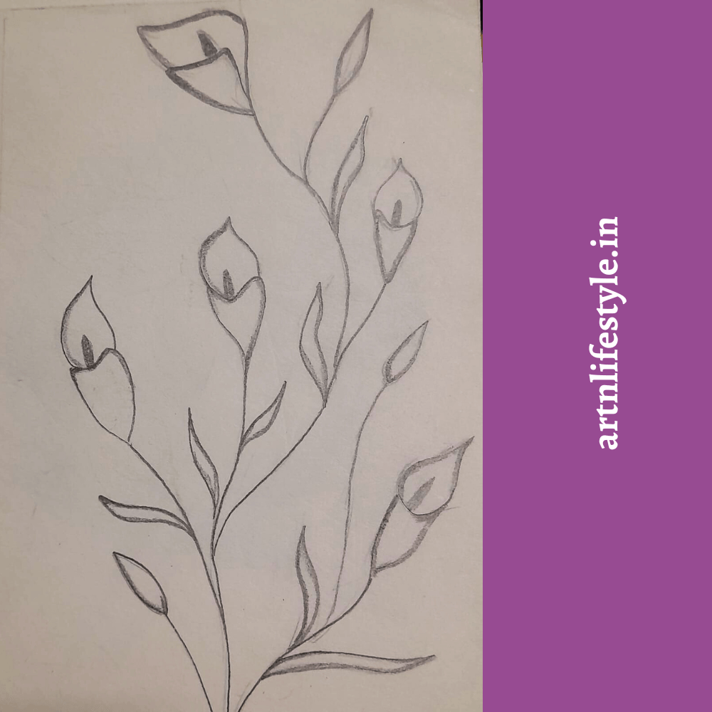 easy drawing ideas - floral patterns