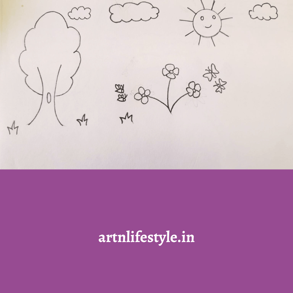 easy summer drawings for kids