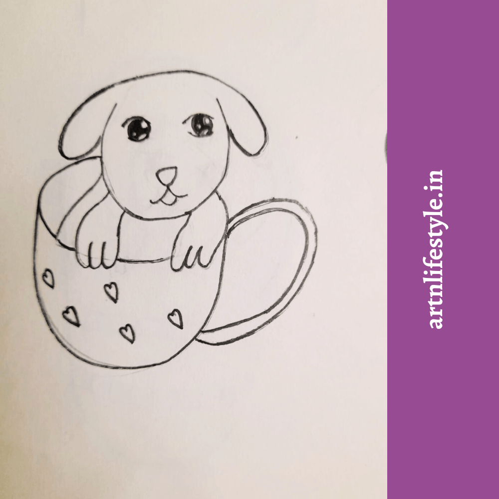 easy dog drawing