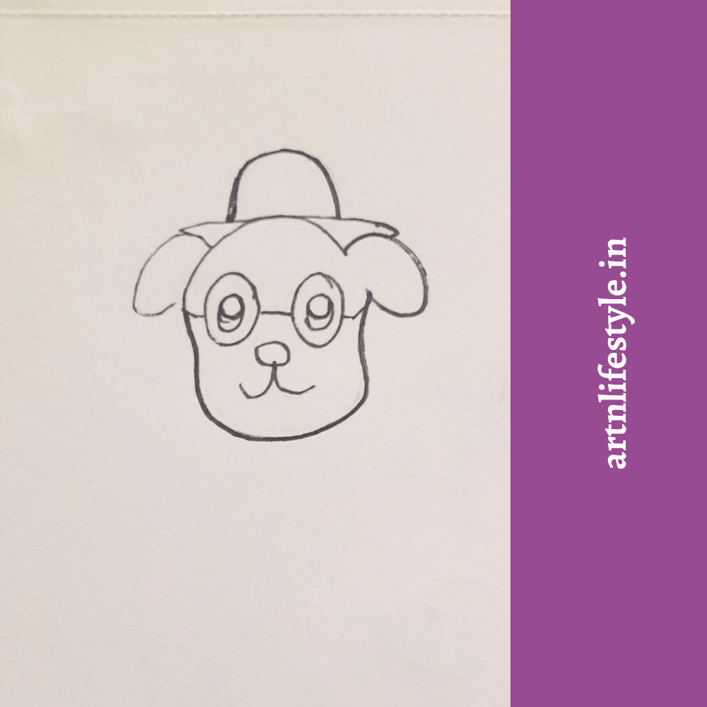easy dog drawing