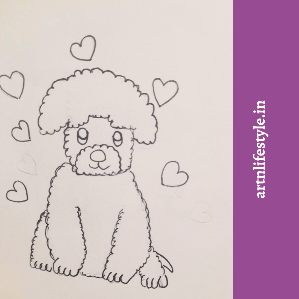 easy dog drawing