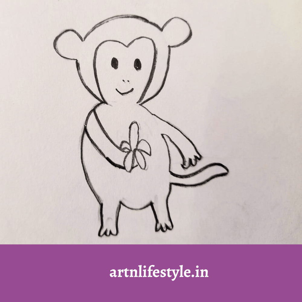 monkey drawing ideas