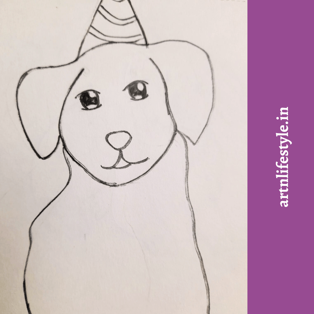 easy dog drawing