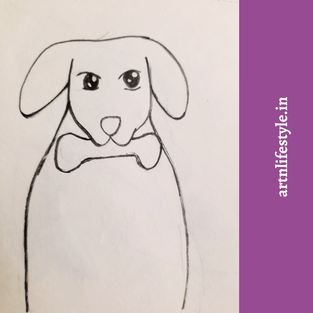 easy dog drawing