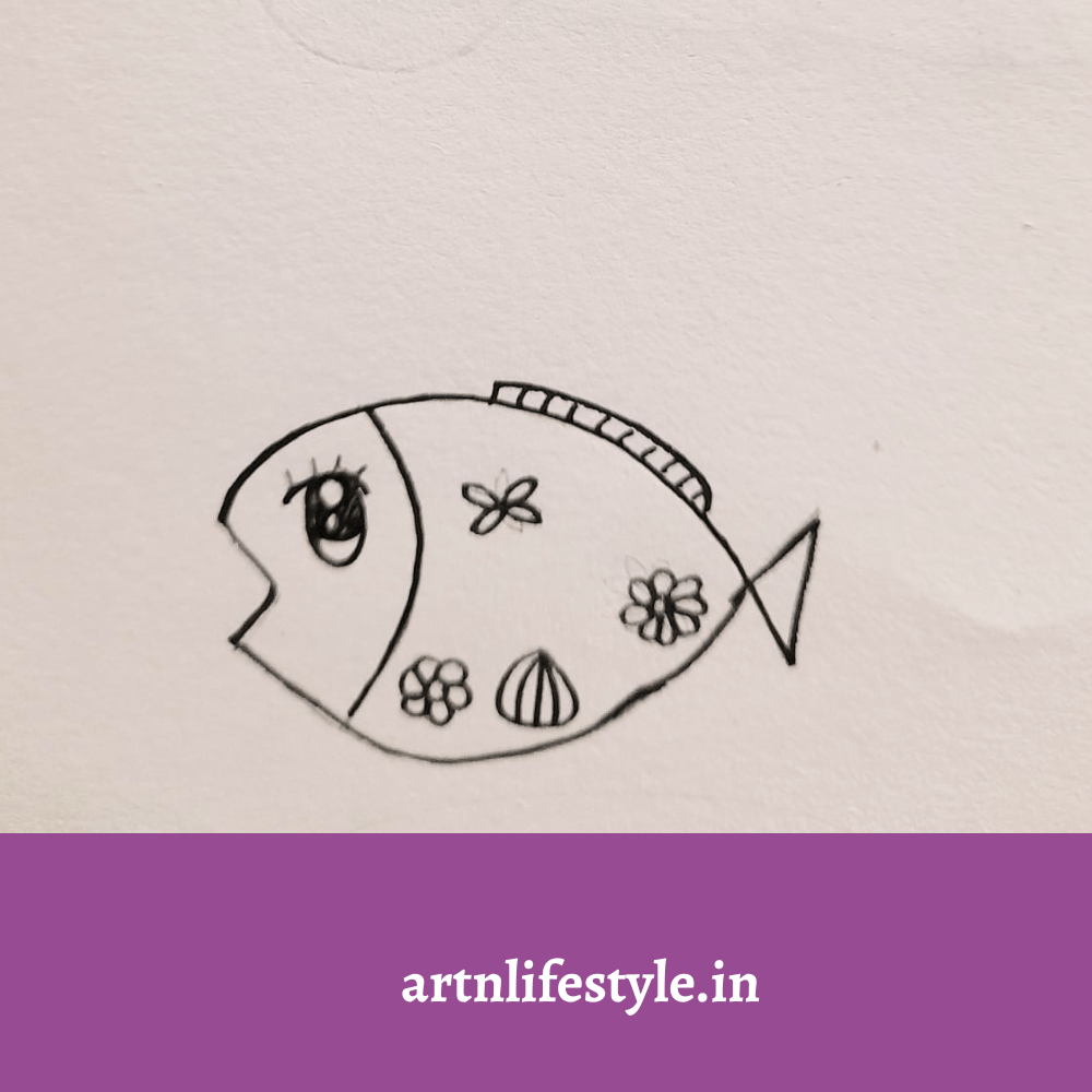 easy fish drawings