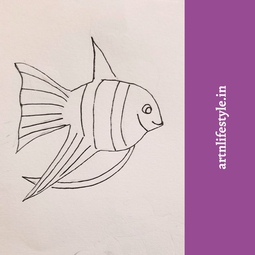 easy fish drawings