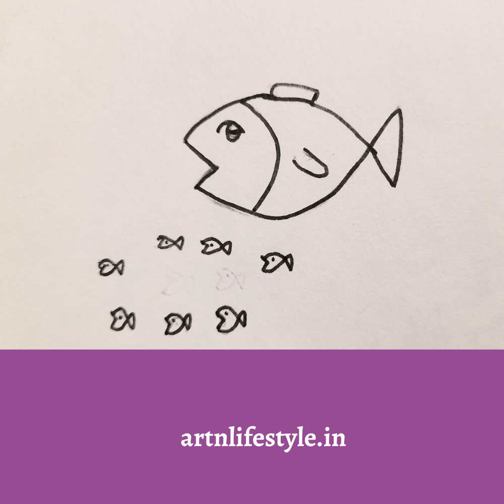 easy fish drawings