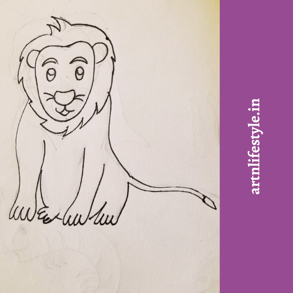 cute animal drawing for kids