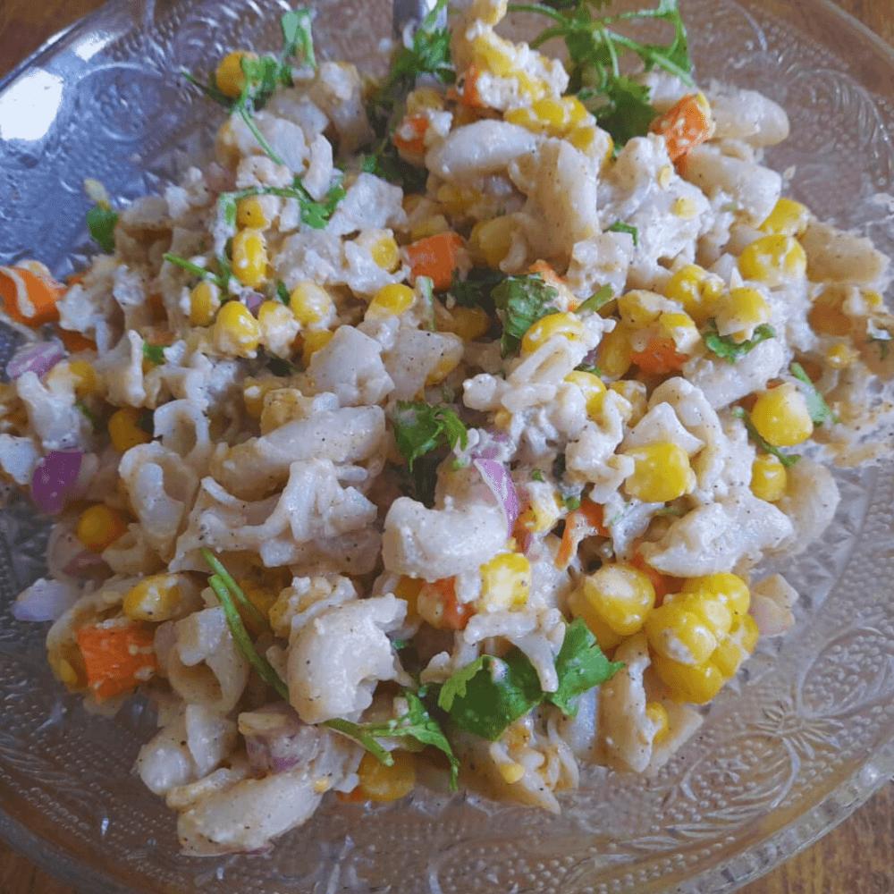 easy corn pasta salad recipe