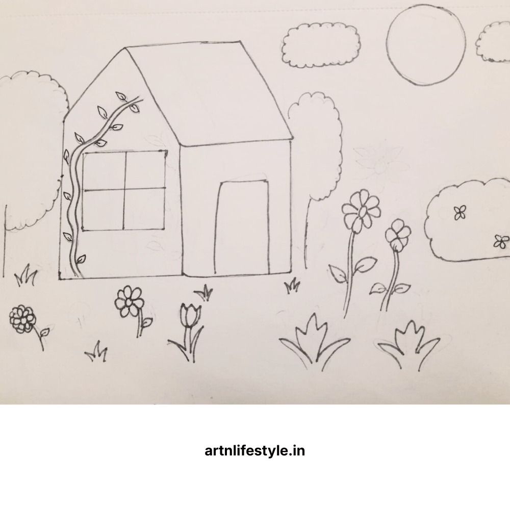Cute spring drawing ideas