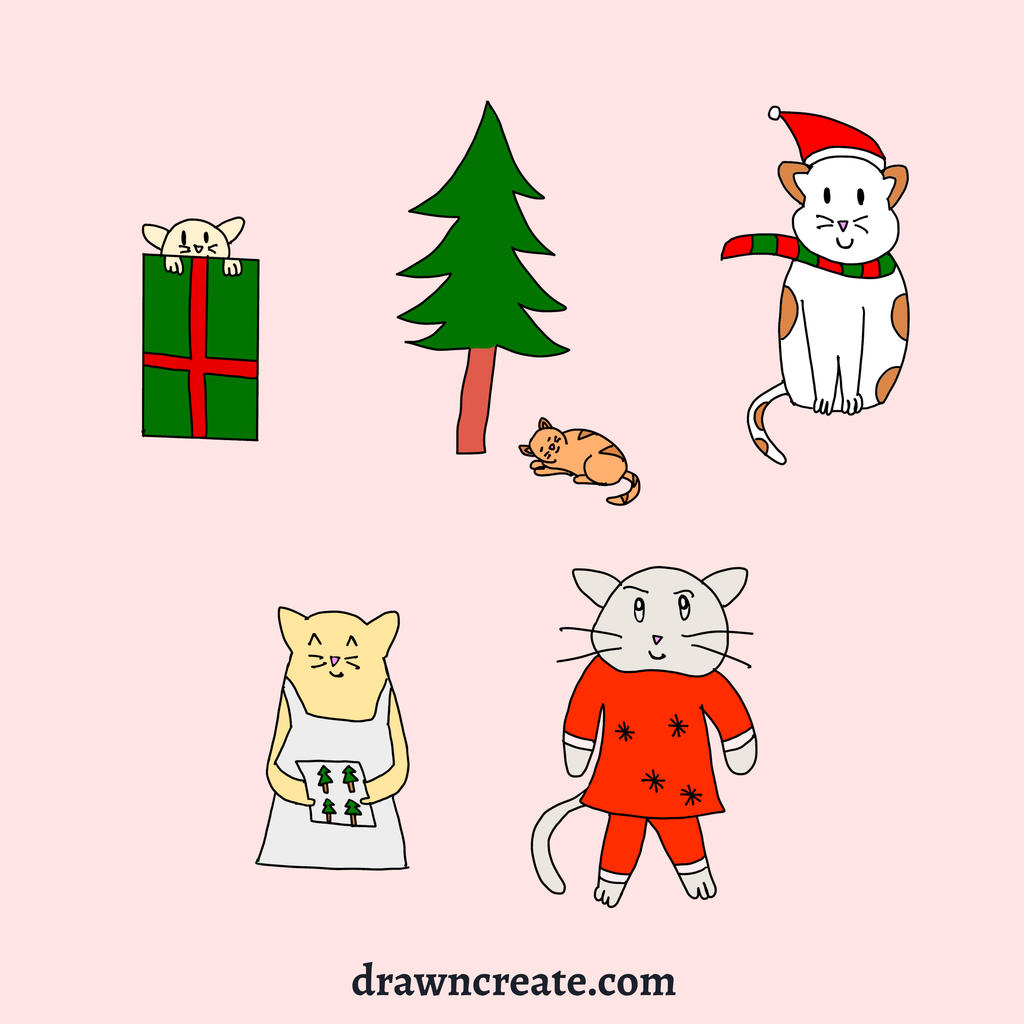 cat doodles