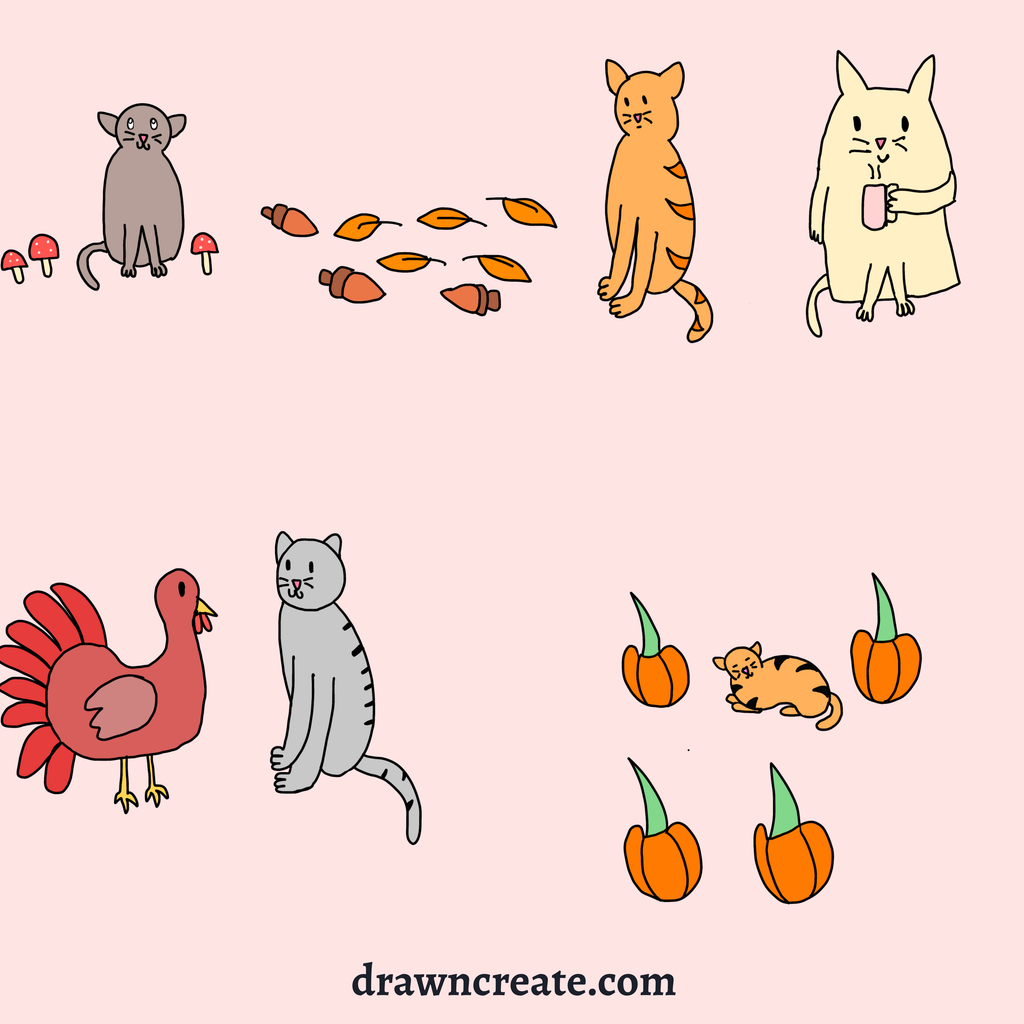 cat doodles