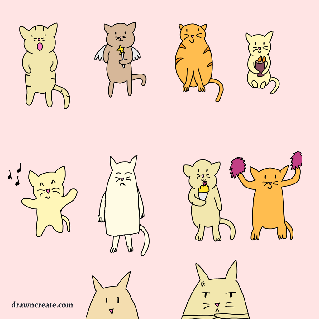 cat doodles