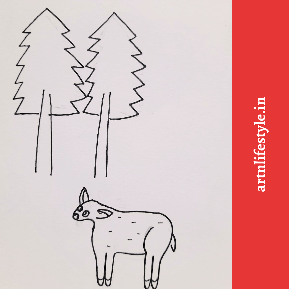 deer drawings