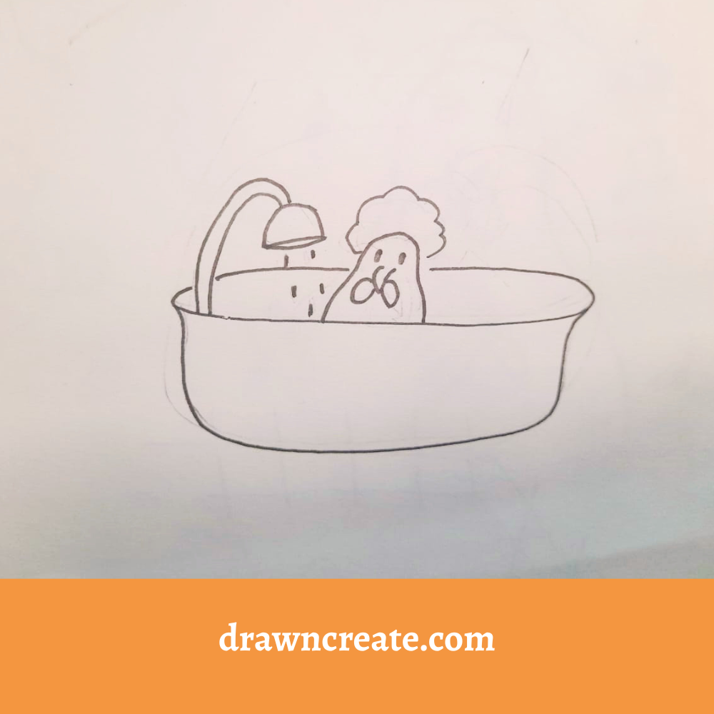 easy chicken drawing ideas