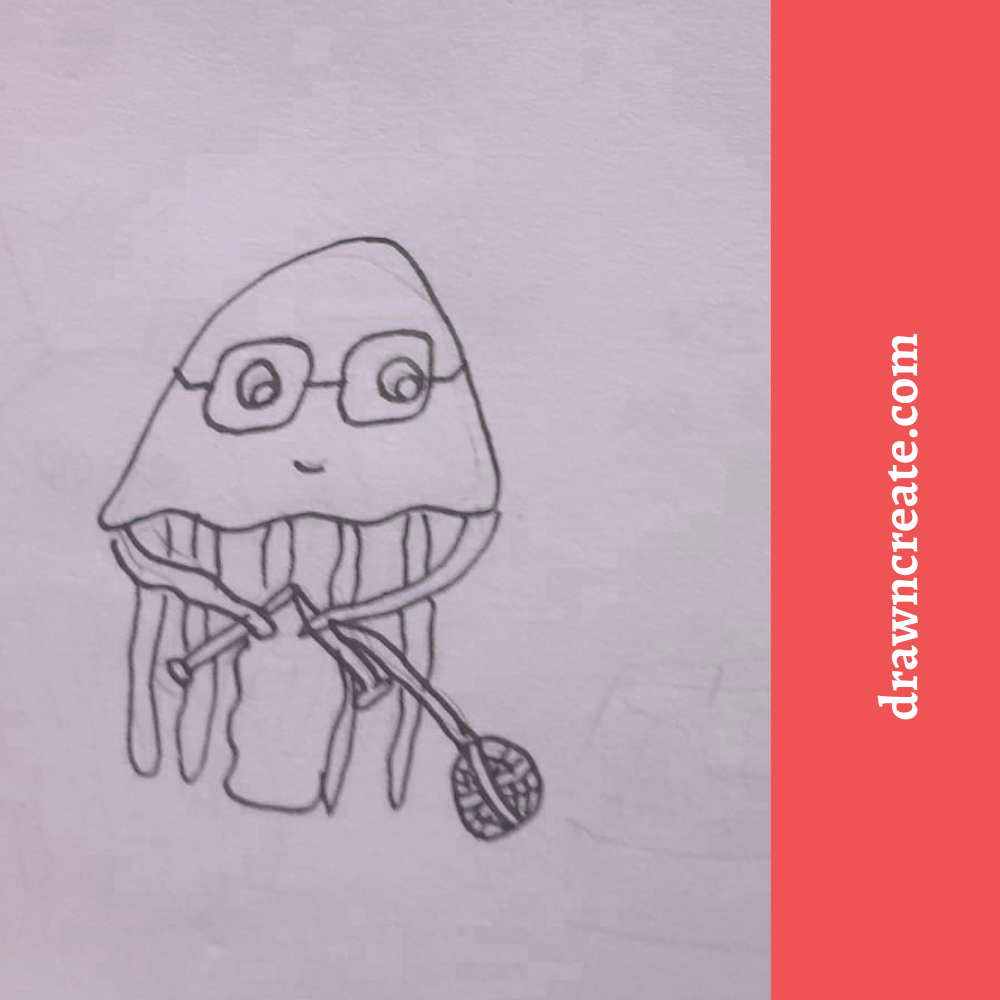 cute jellyfish drawing ideas 