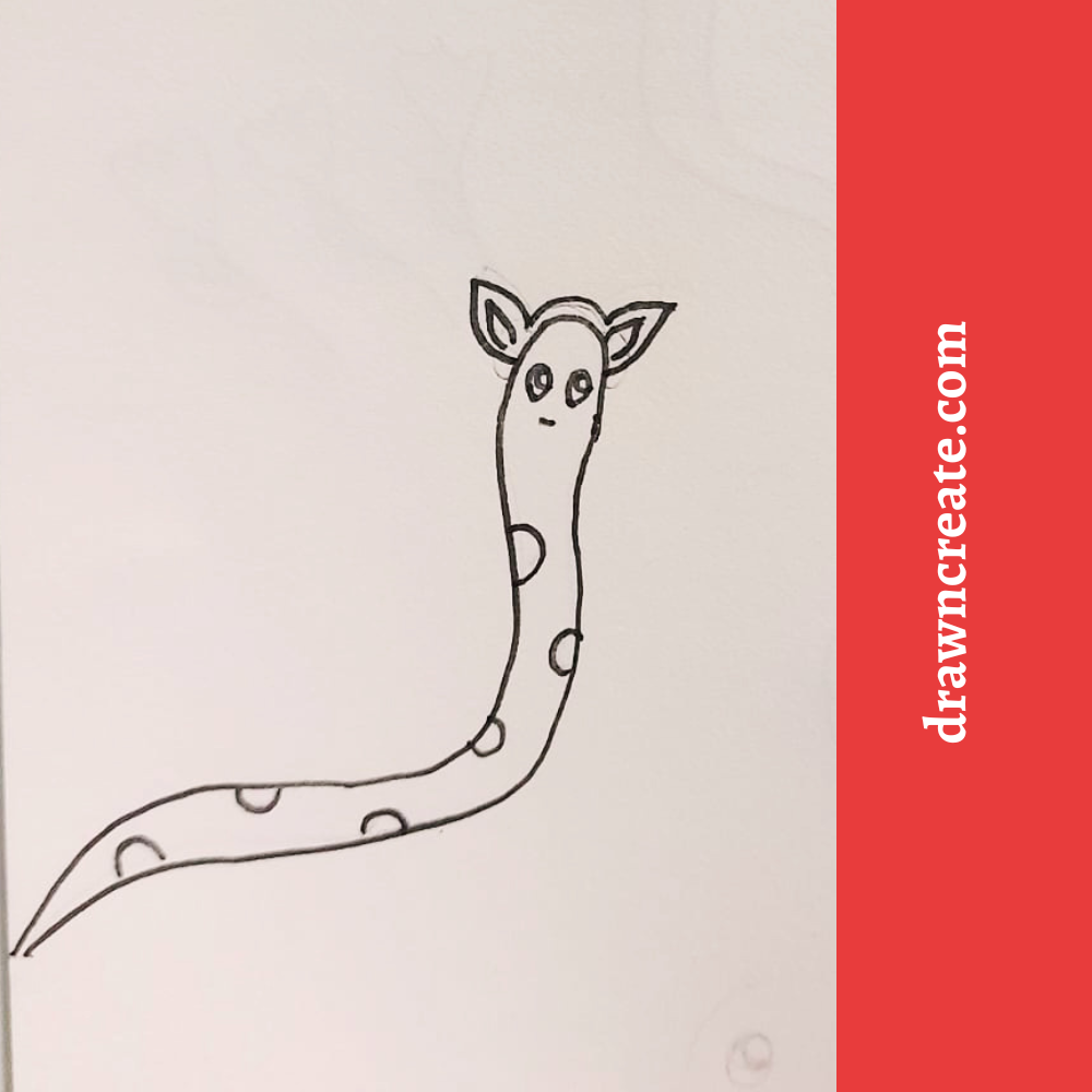 cute snake drawing ideas