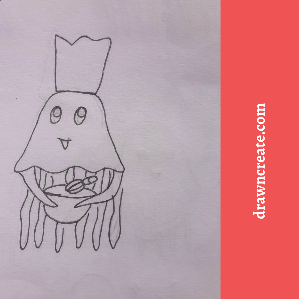 cute jellyfish drawing ideas 