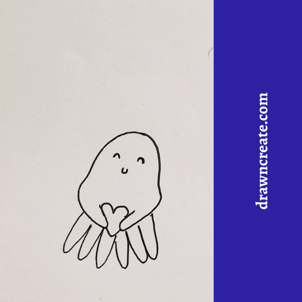 cute octopus drawing ideas