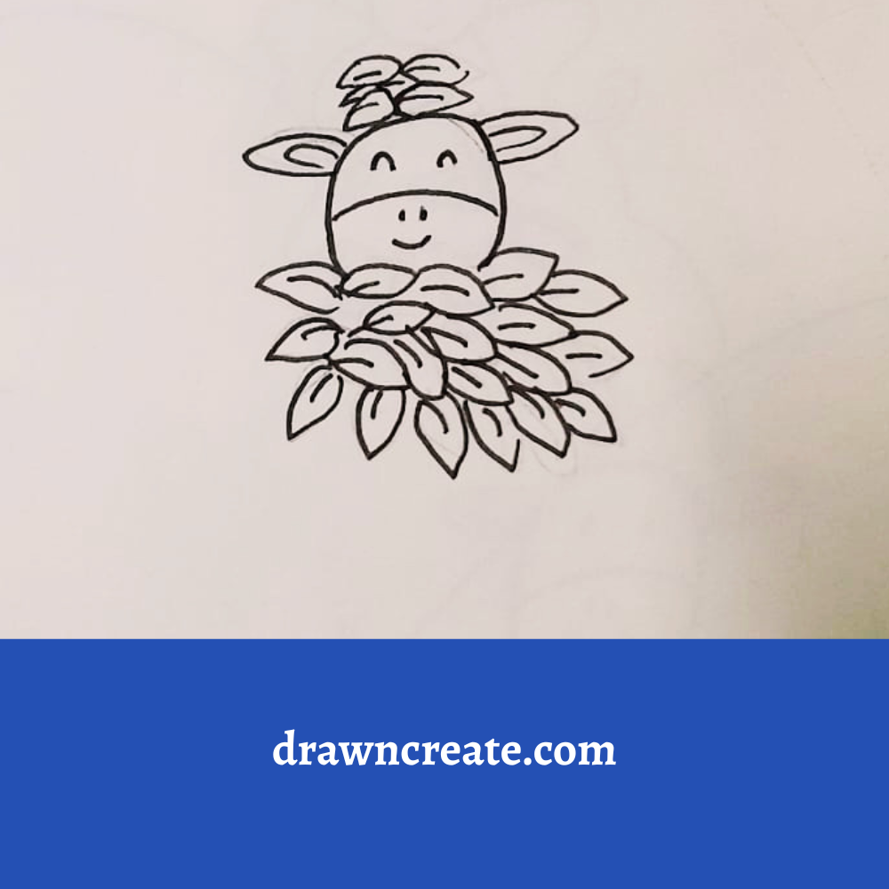 easy cow drawing ideas