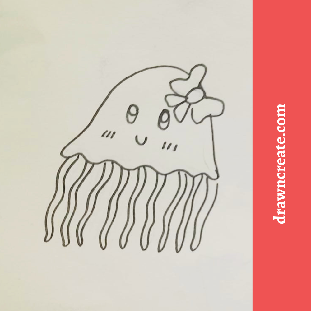 cute jellyfish drawing ideas 