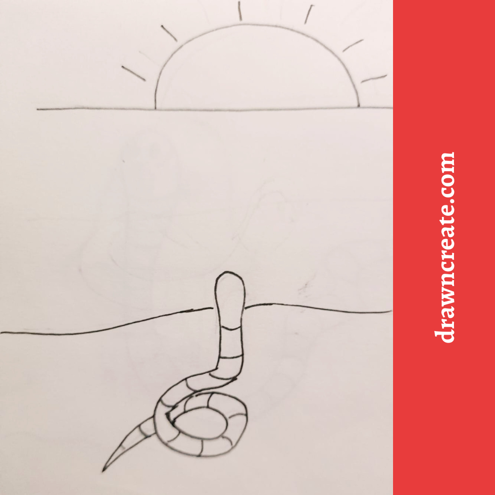 cute snake drawing ideas