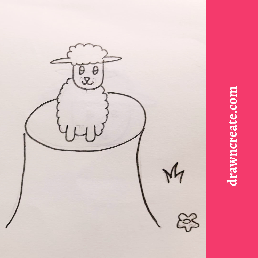 cute sheep drawing ideas