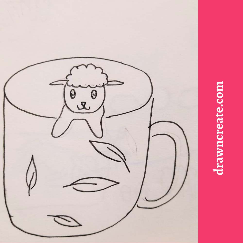 cute sheep drawing ideas