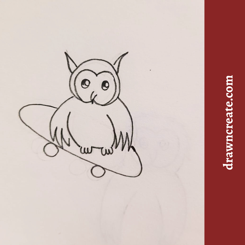 cute owl drawings for kids