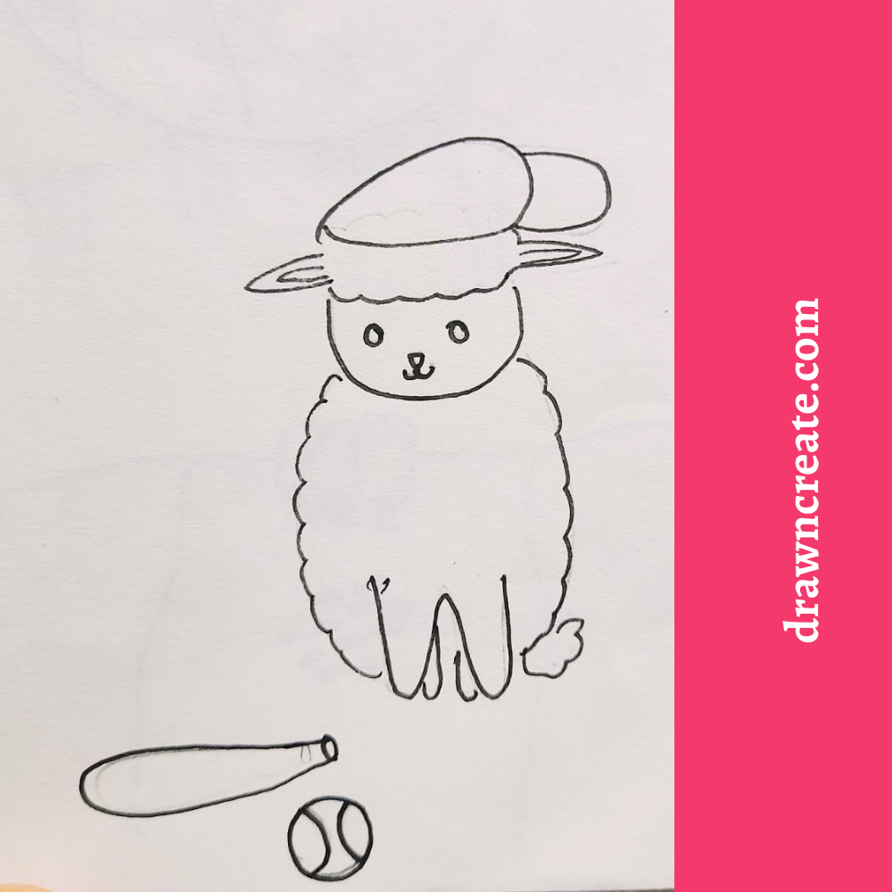 cute sheep drawing ideas