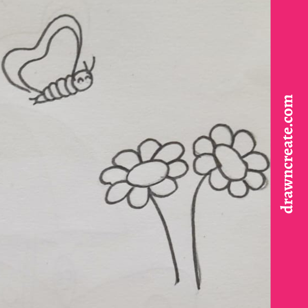 butterfly drawing ideas for kids