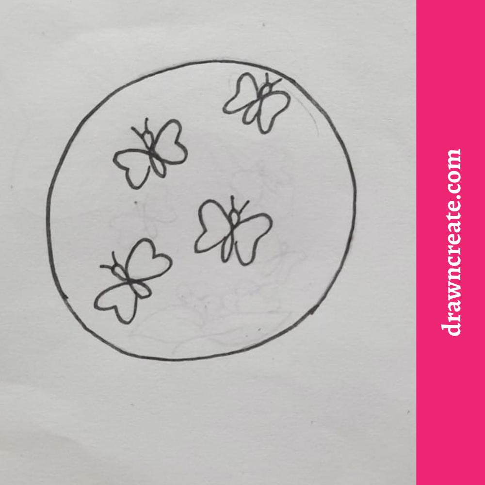 butterfly drawing ideas for kids