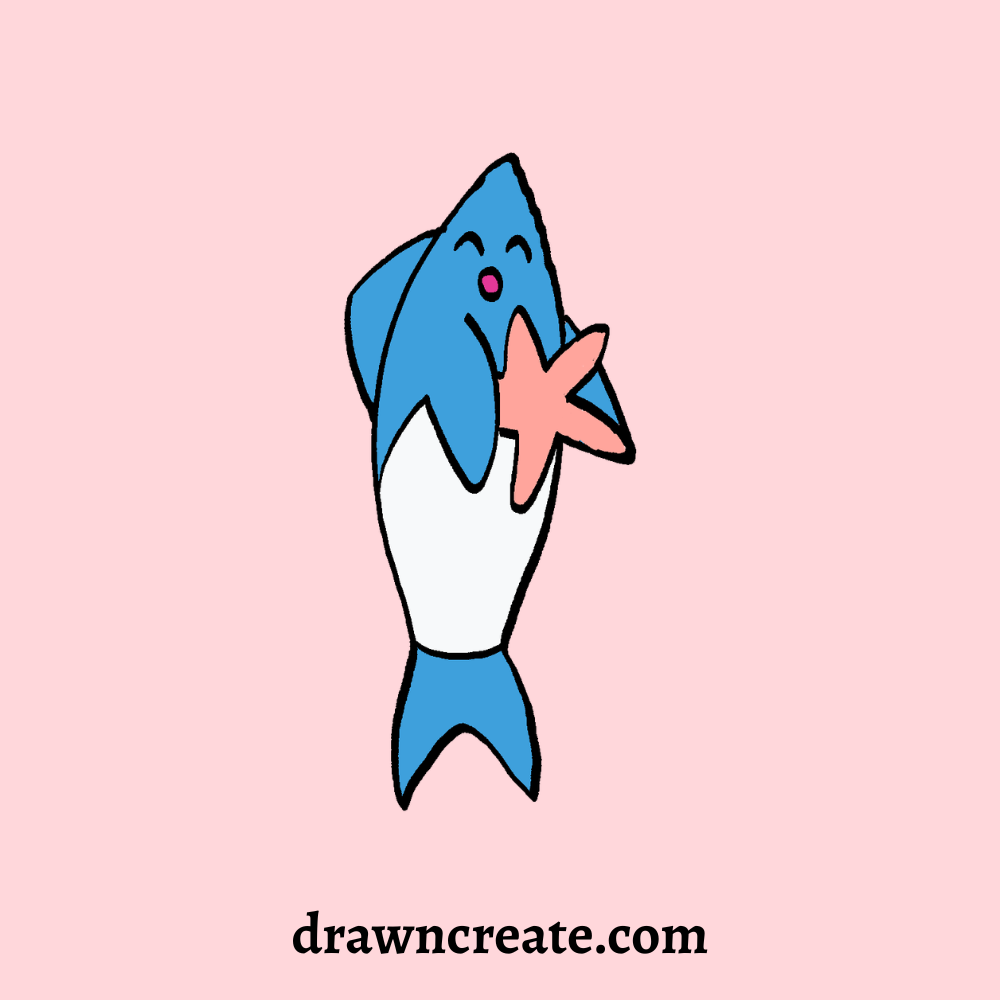 cute shark drawing ideas
