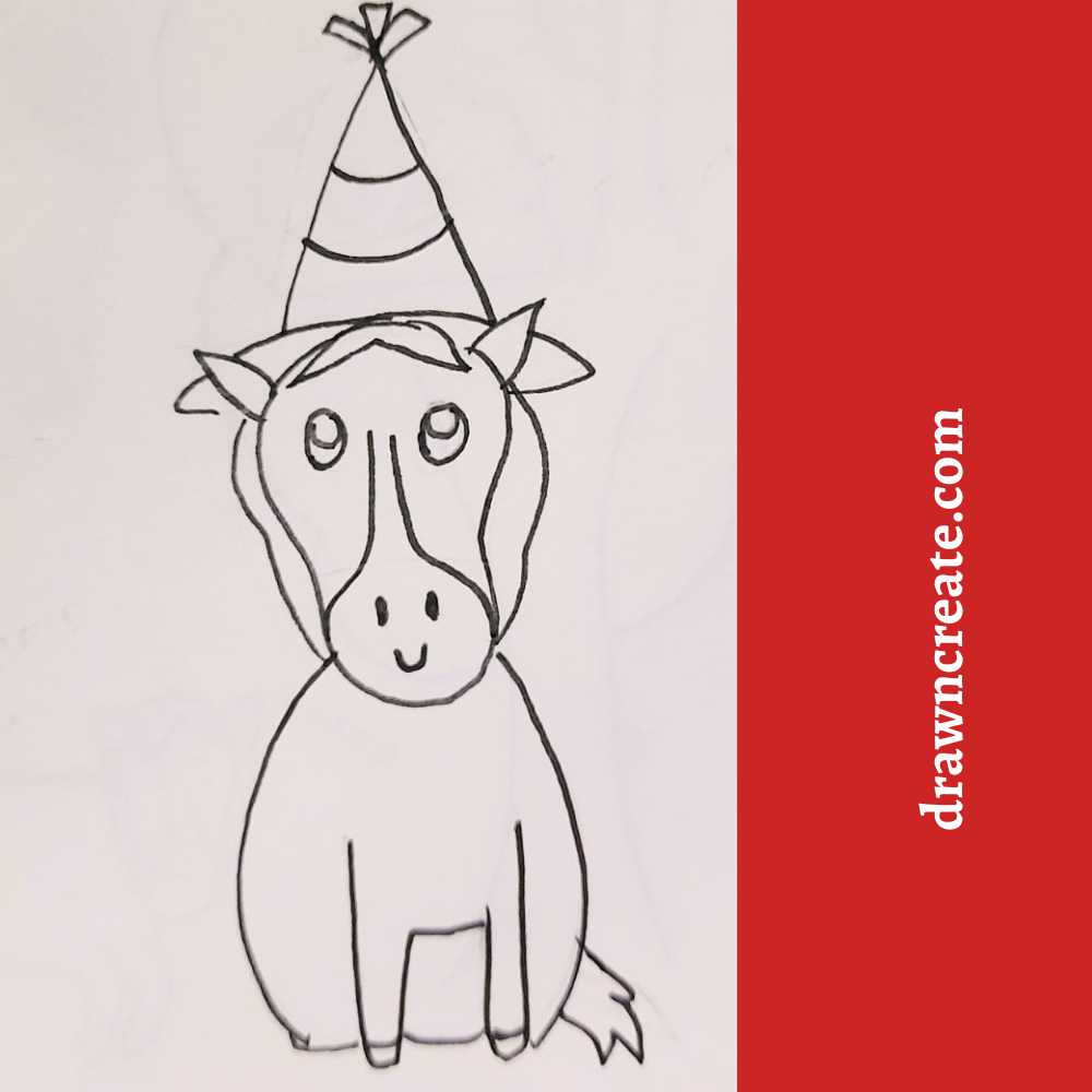 cute horse drawing ideas
