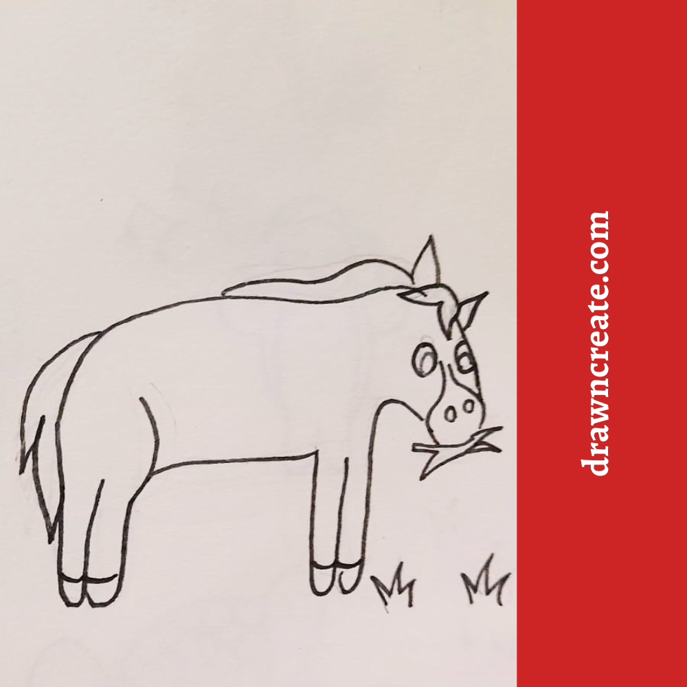 cute horse drawing ideas