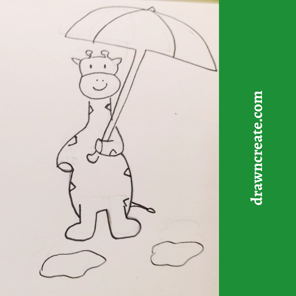 cute giraffe drawing ideas