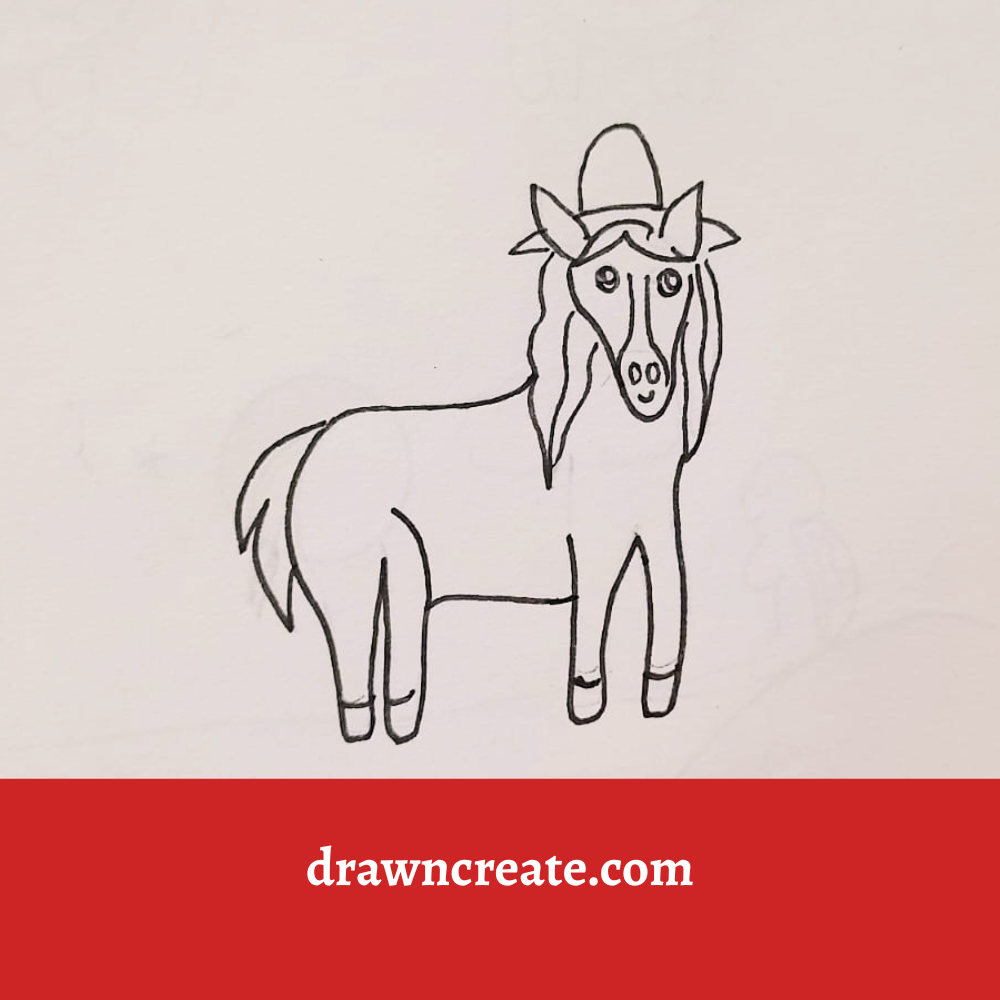 cute horse drawing ideas