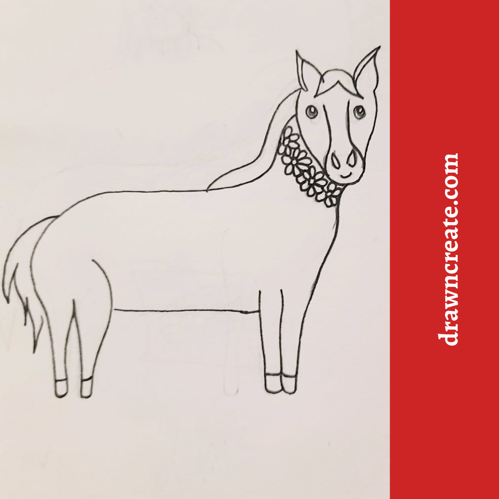 cute horse drawing ideas