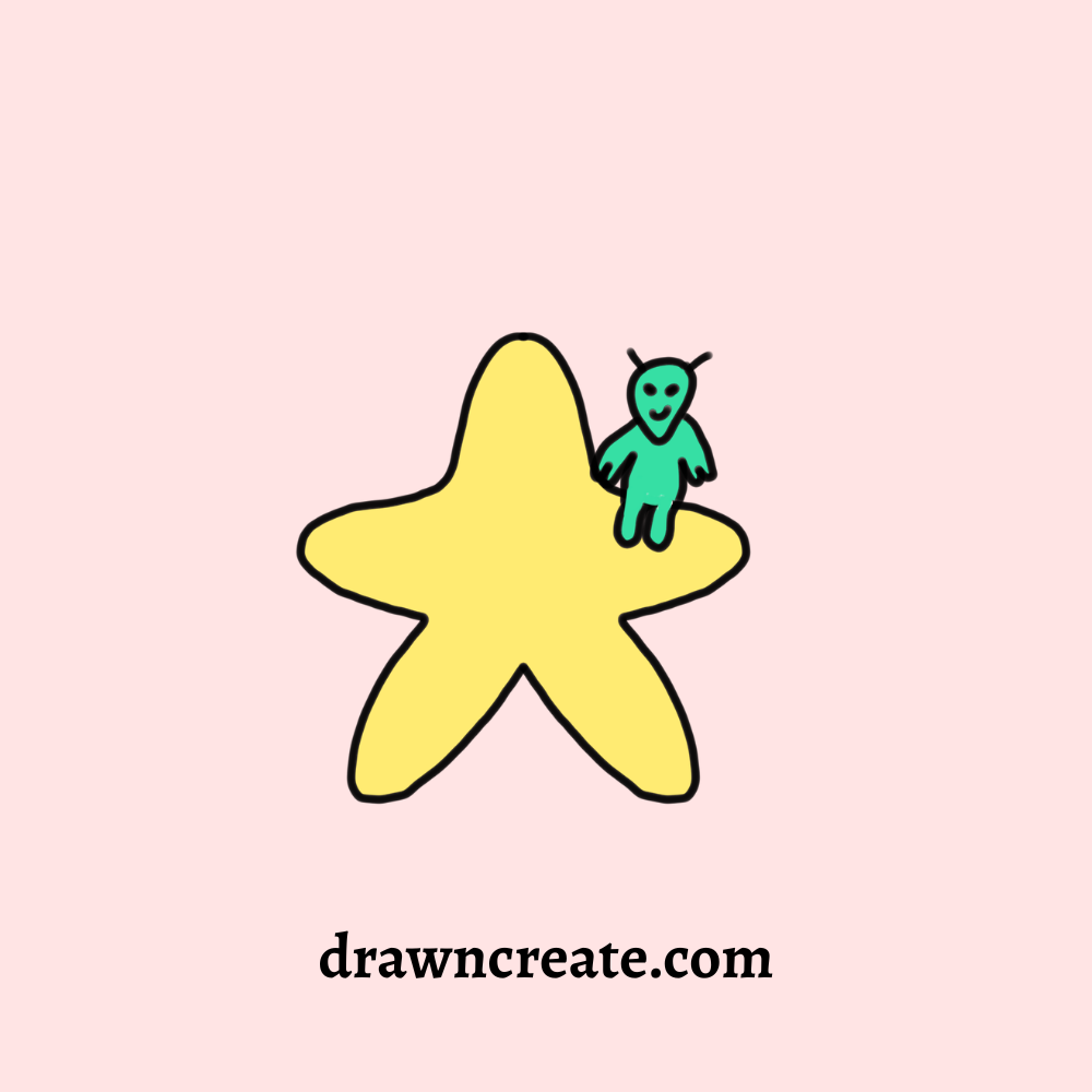 cute alien drawing ideas