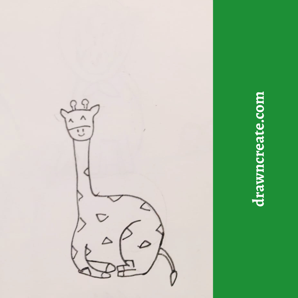cute giraffe drawing ideas