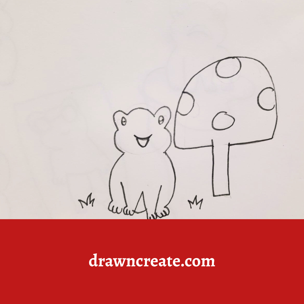 cute frog drawing ideas
