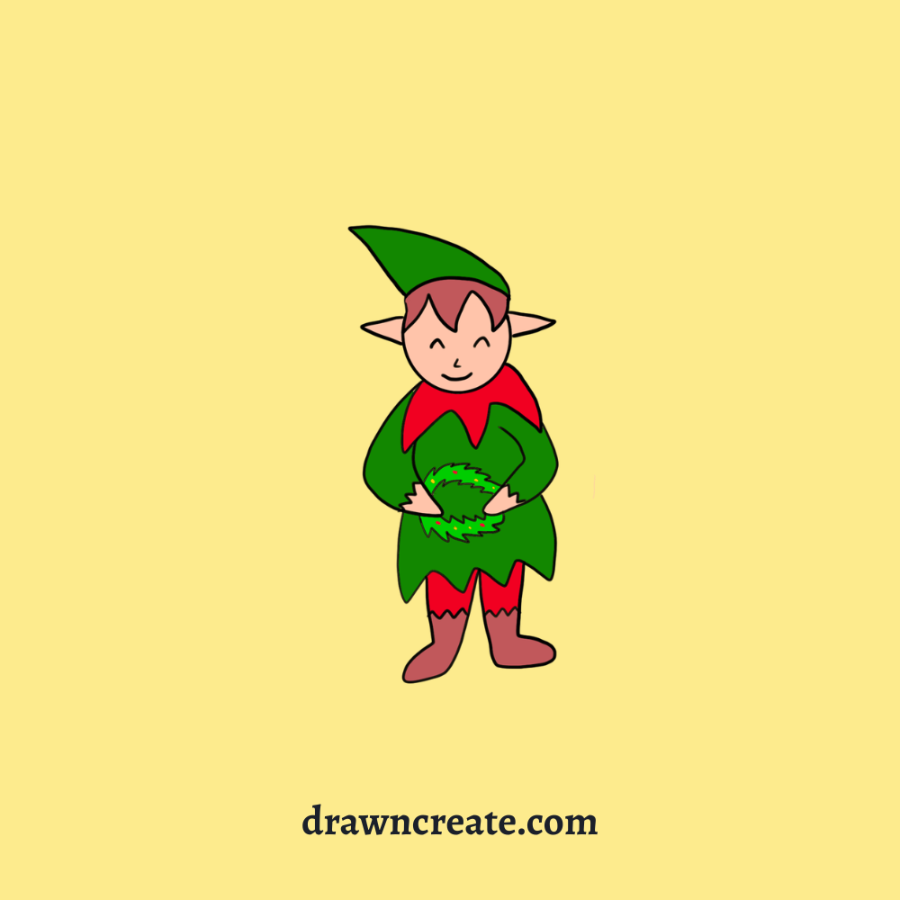 cute elf drawing ideas