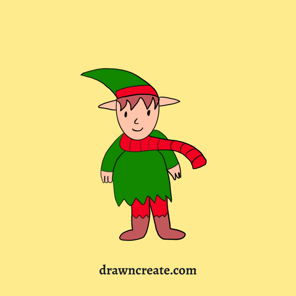 cute elf drawing ideas