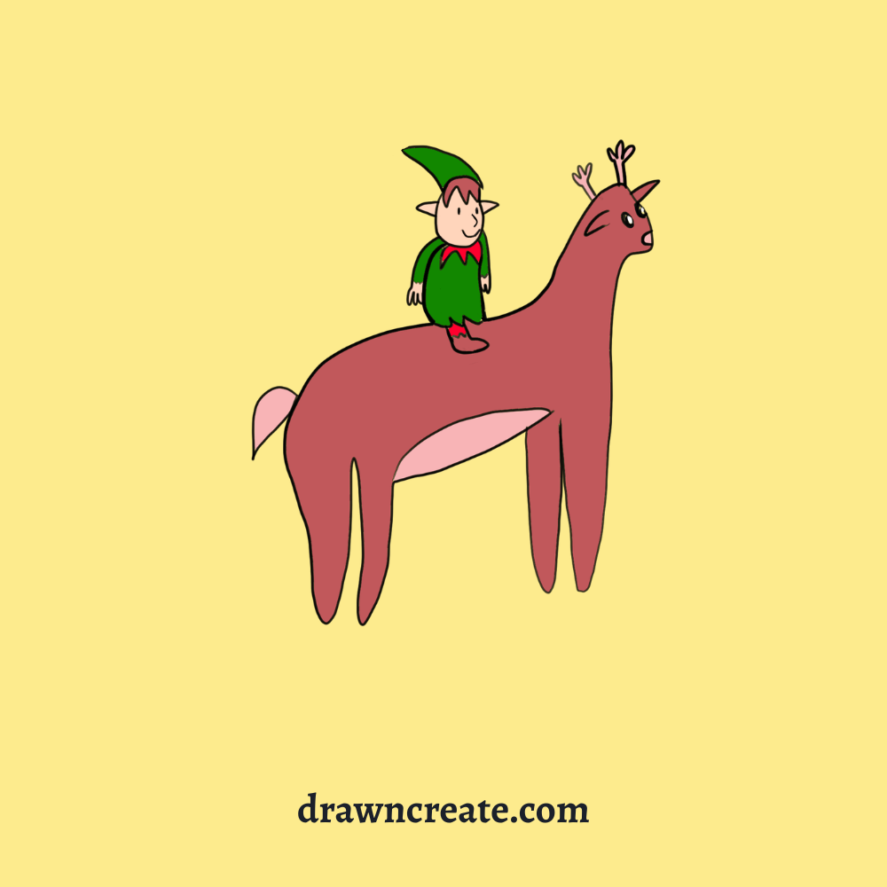 cute elf drawing ideas