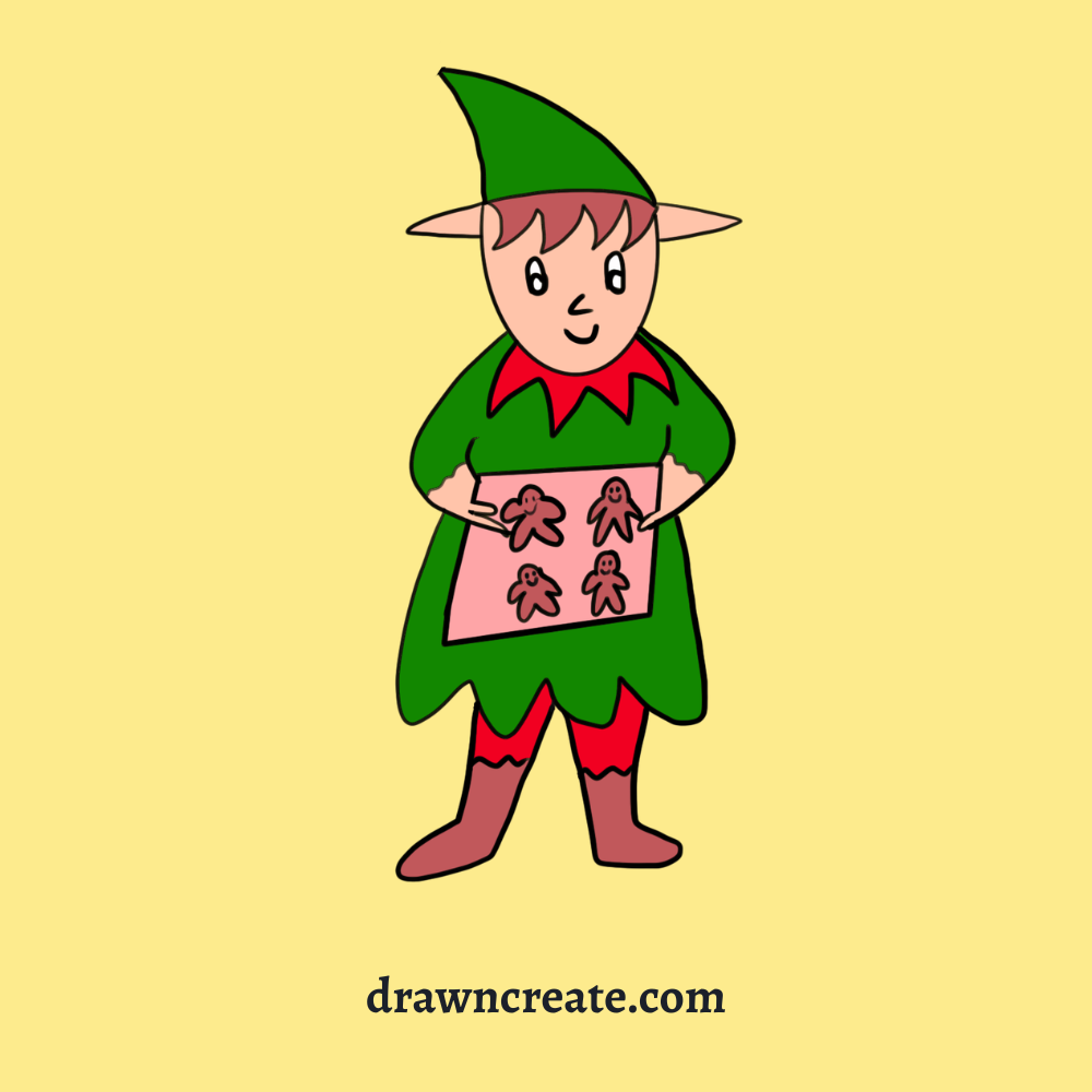 cute elf drawing ideas