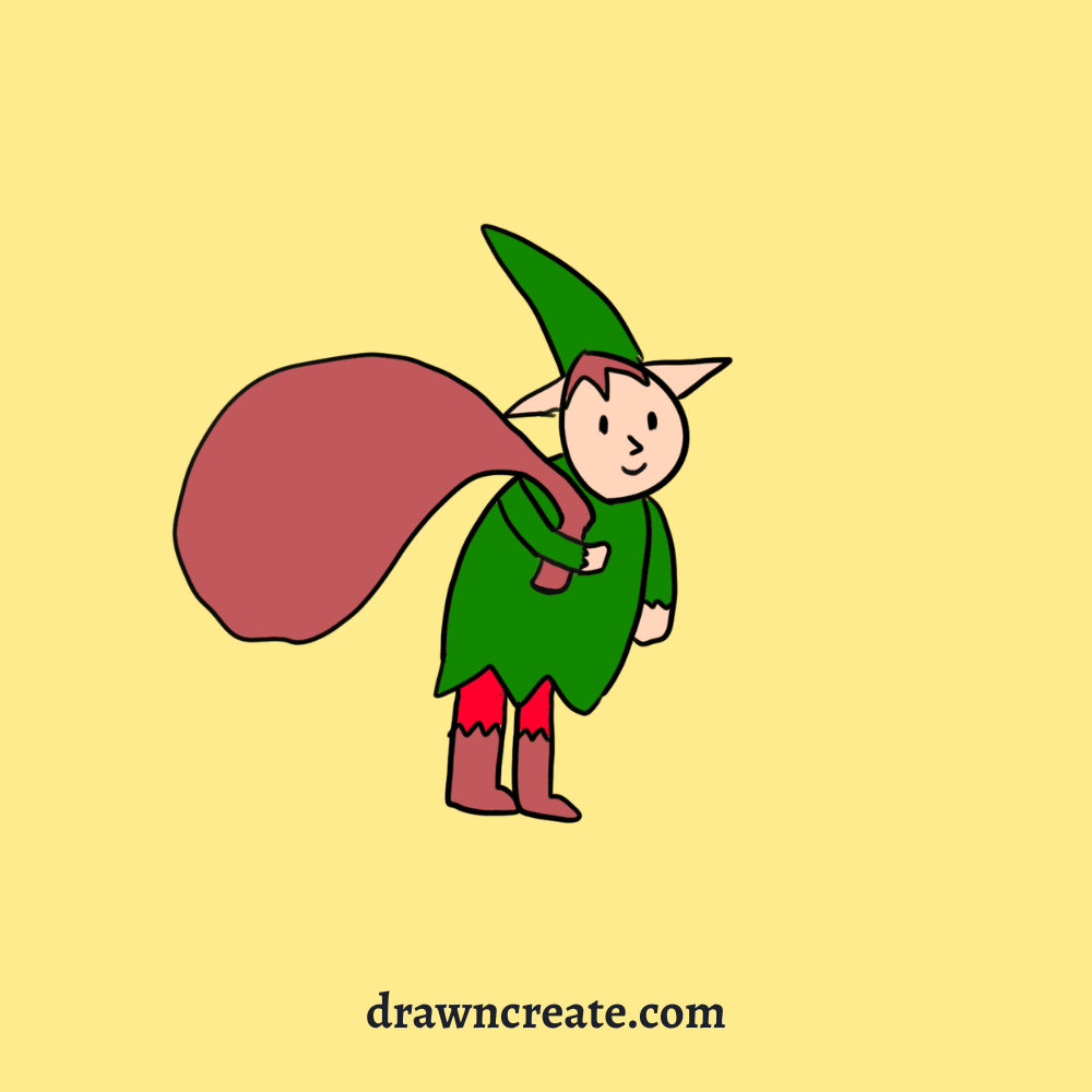 cute elf drawing ideas